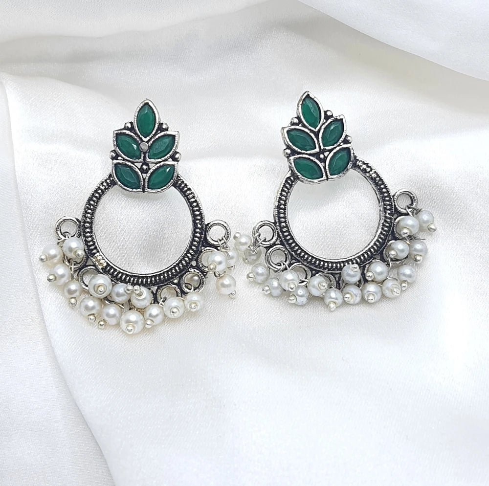 Nazia Silver plated earrings
