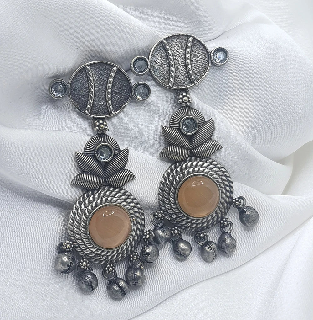 Brihthi Silver plated earrings