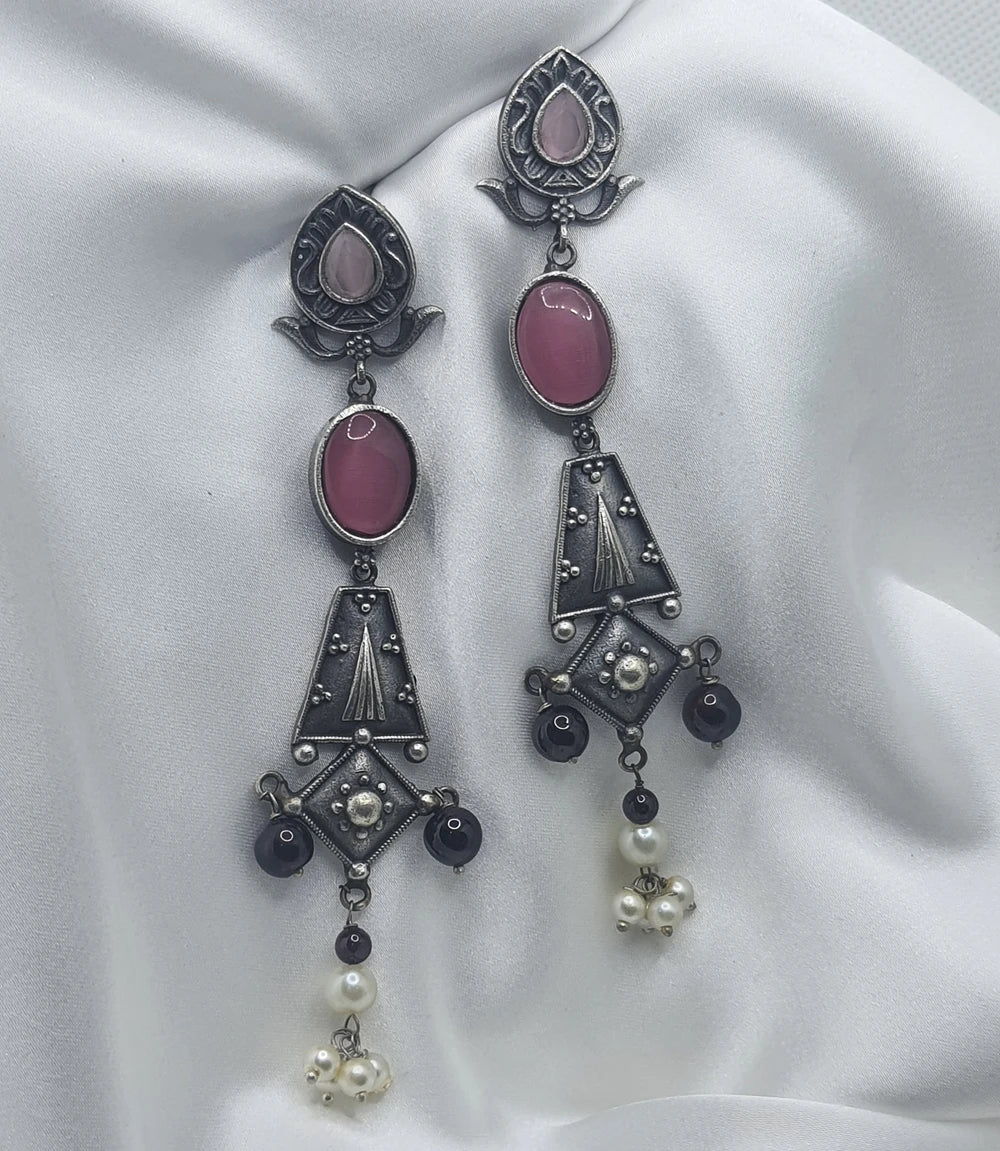 Areen Silver plated earrings