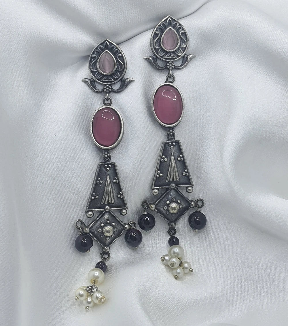 Areen Silver plated earrings