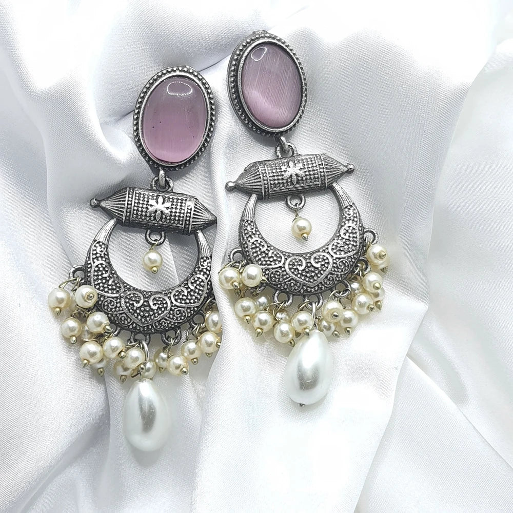 Vrundha Silver plated earrings