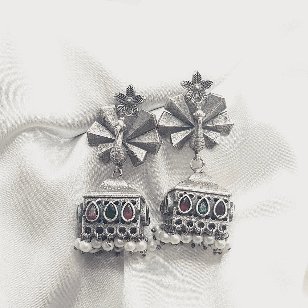 Mor Silver plated earrings