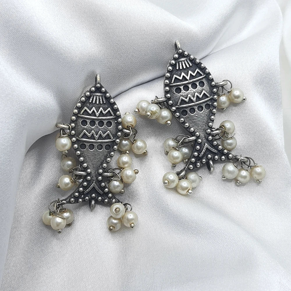 Tishya Silver plated earrings