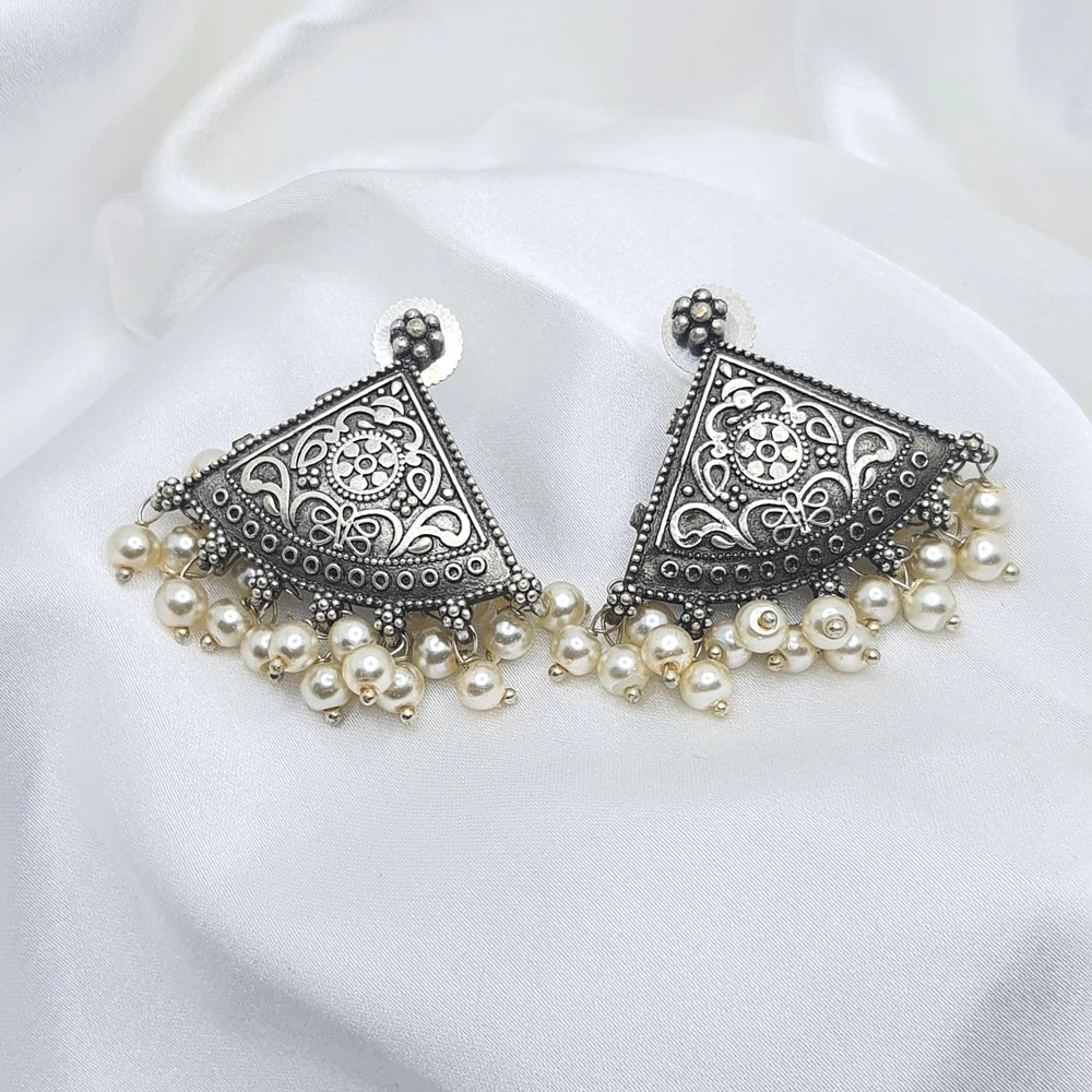 Shanvi Silver plated earrings