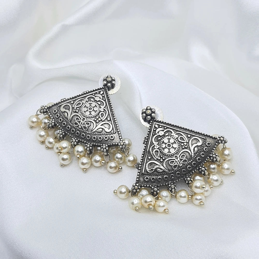 Shanvi Silver plated earrings