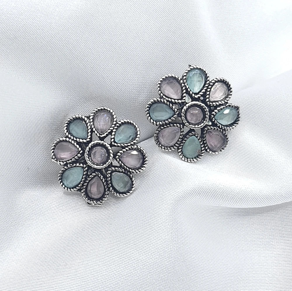 Rutvi Silver plated earrings