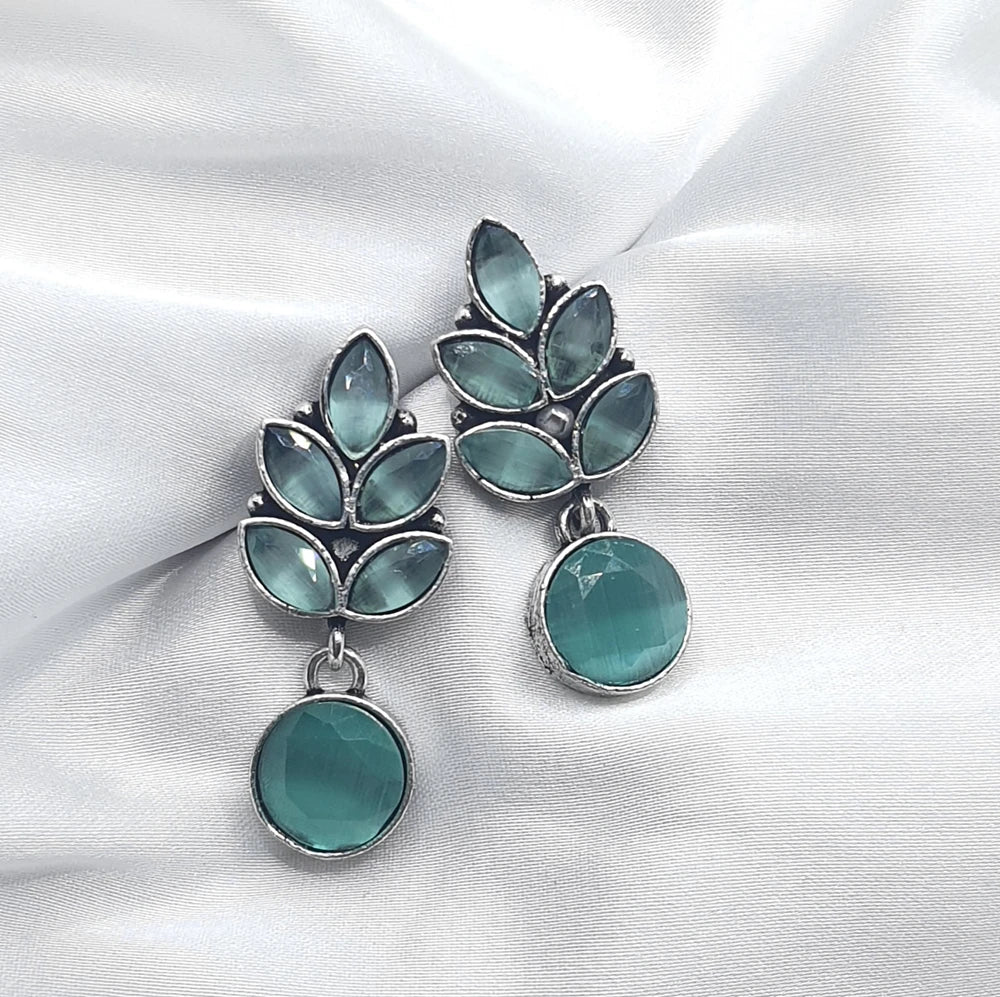 Arohi Silver plated earrings