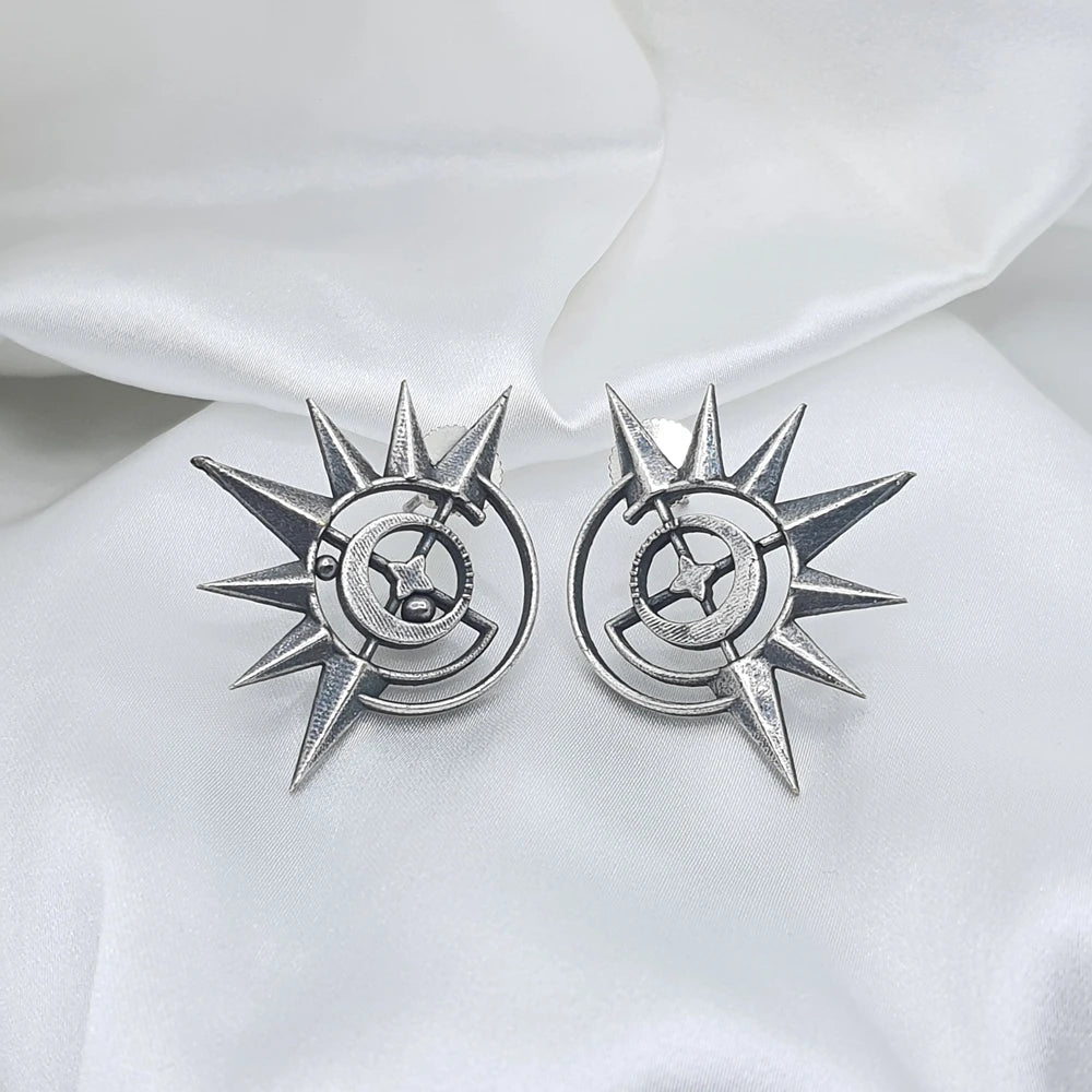Thiya silver plated earrings
