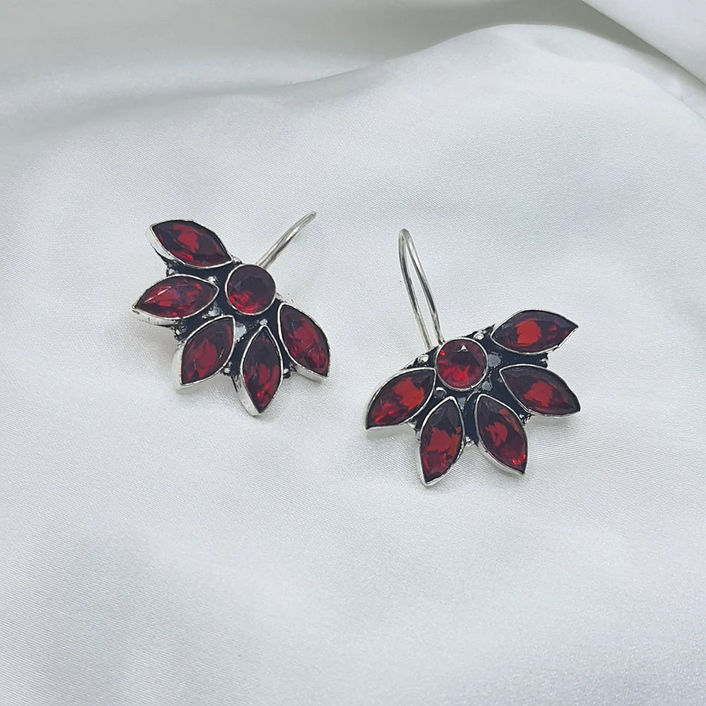 Miraan silver plated earrings