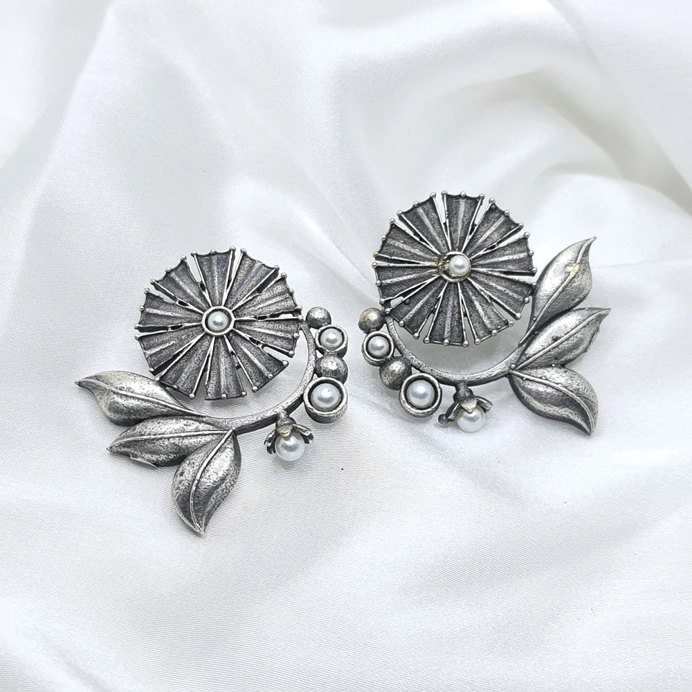 Aadvika Silver Plated Earrings