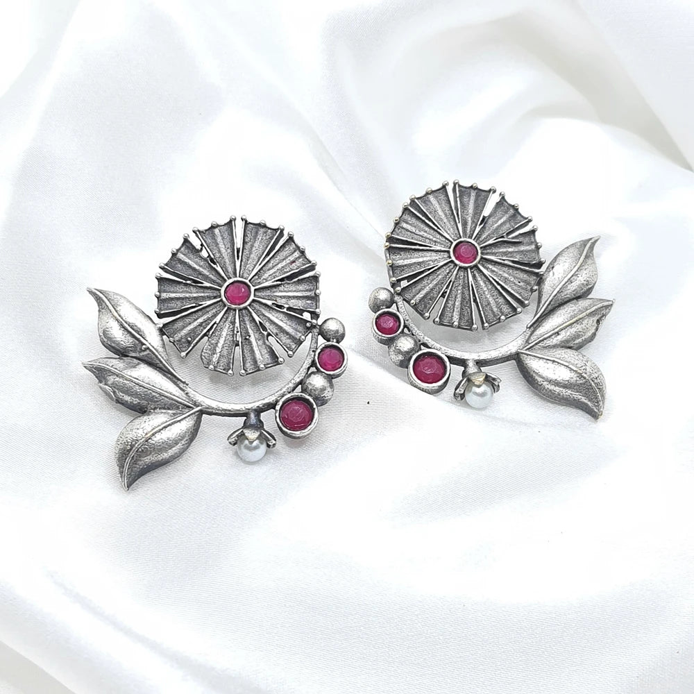 Aadvika Silver Plated Earrings