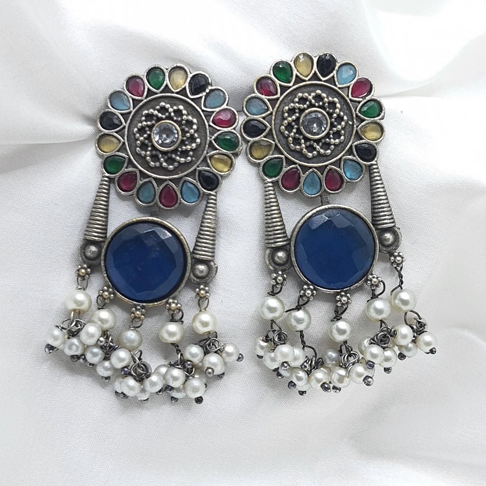 Kayra German Silver earring