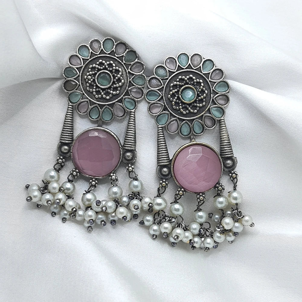 Kayra German Silver earring