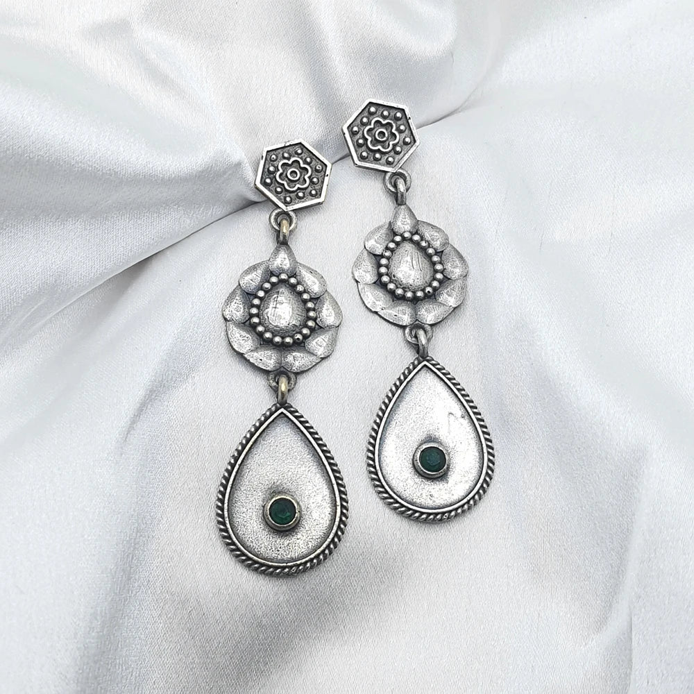 Mridini silver plated Earring