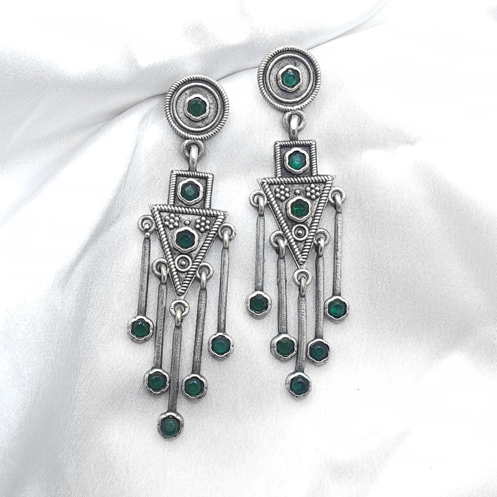 Aarini silver plated earring