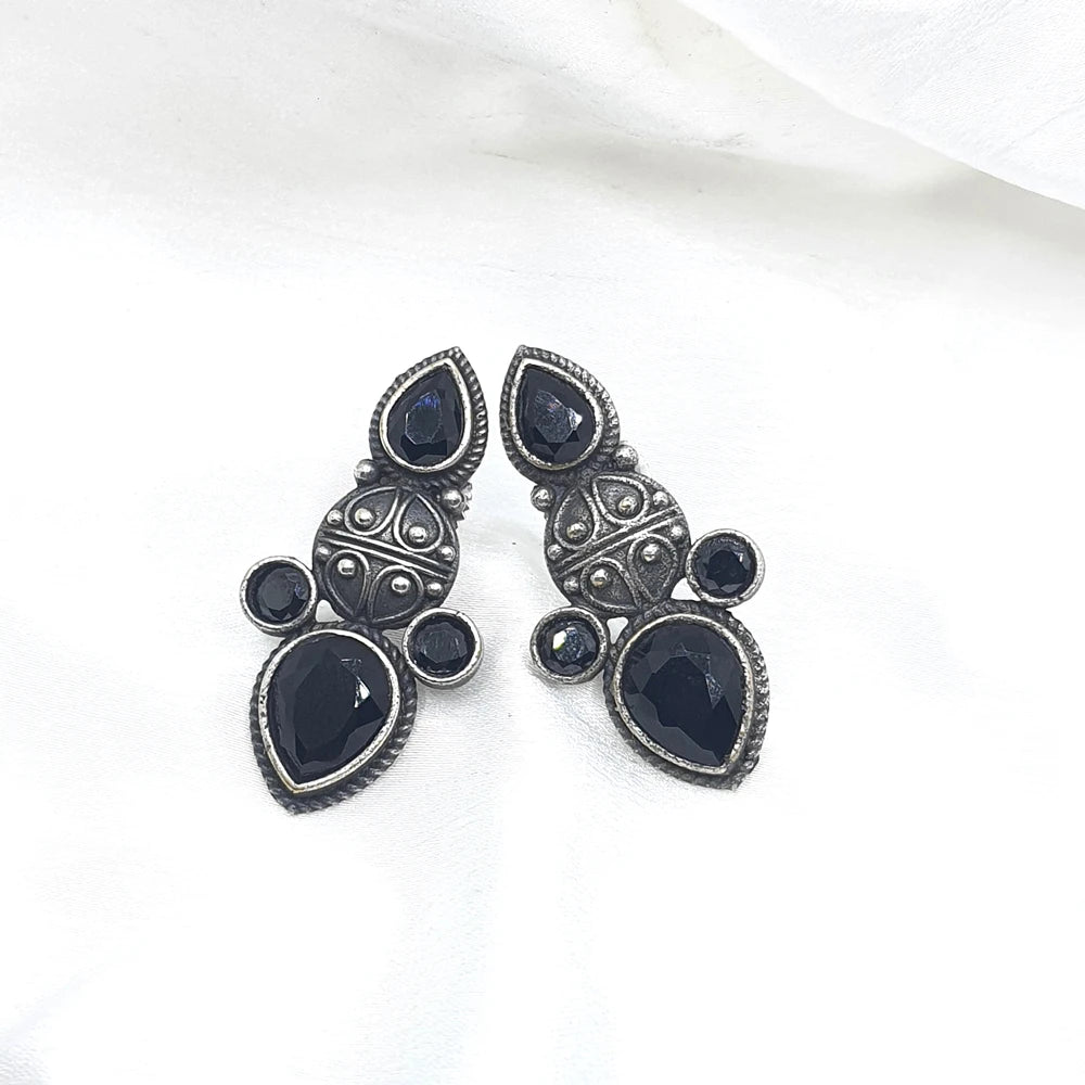 Jeevika German silver Earring