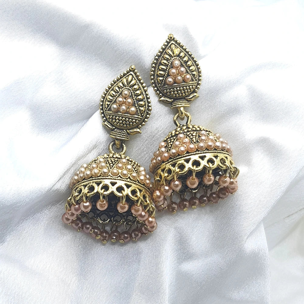 Riddhi gold plated jhumka