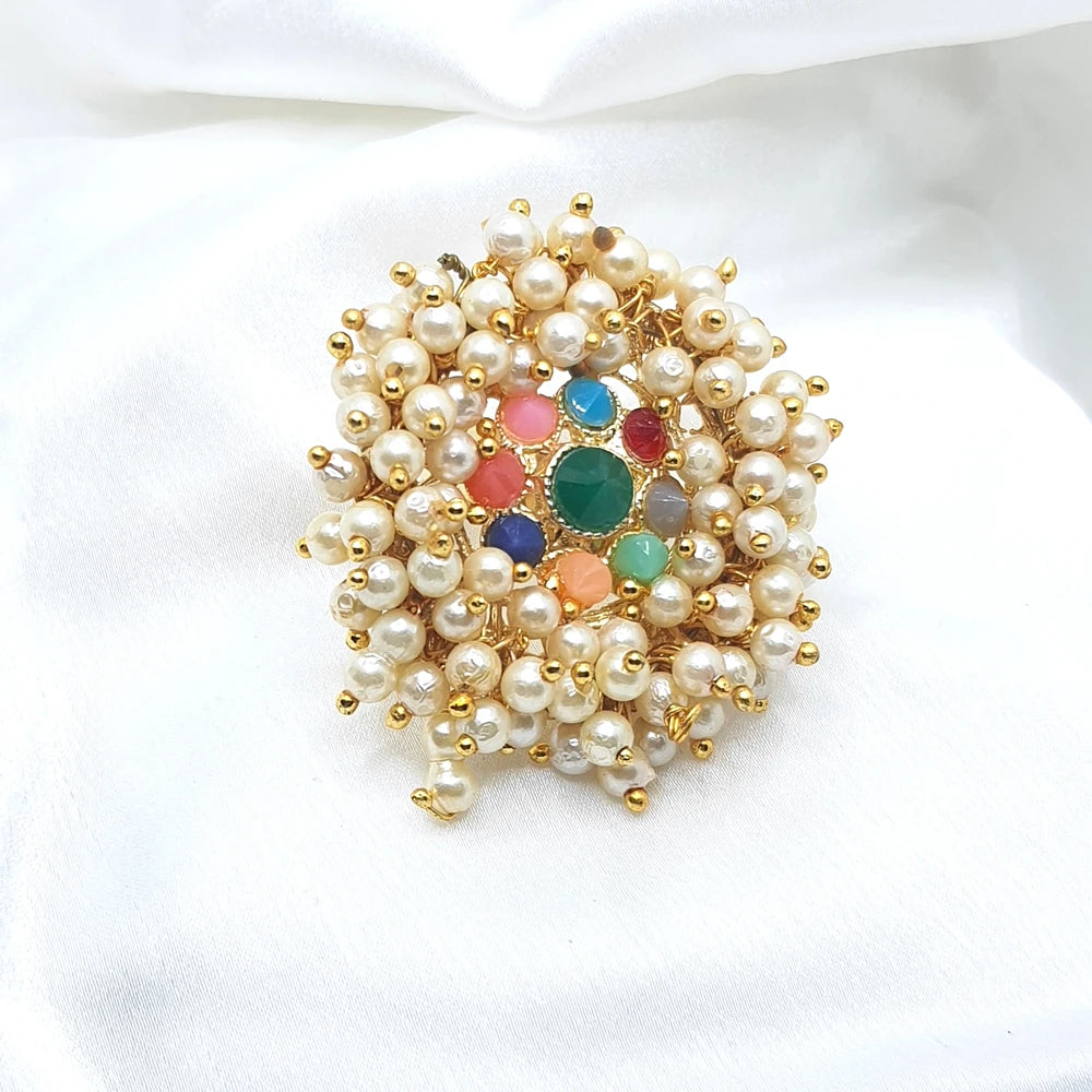 Deeksha Gold Plated Ring