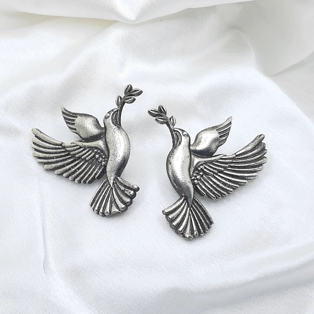 Iris Silver Plated Earring