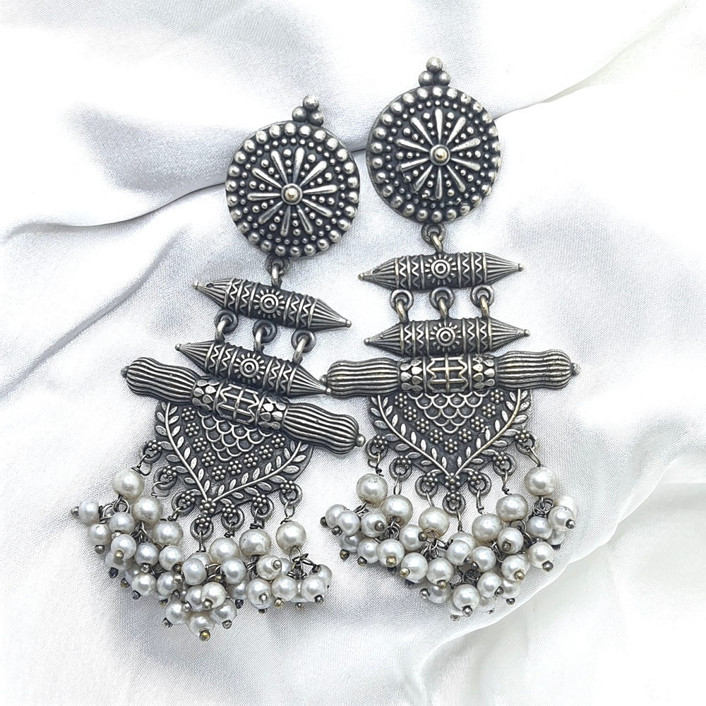 Beena Silver Plated Earrings