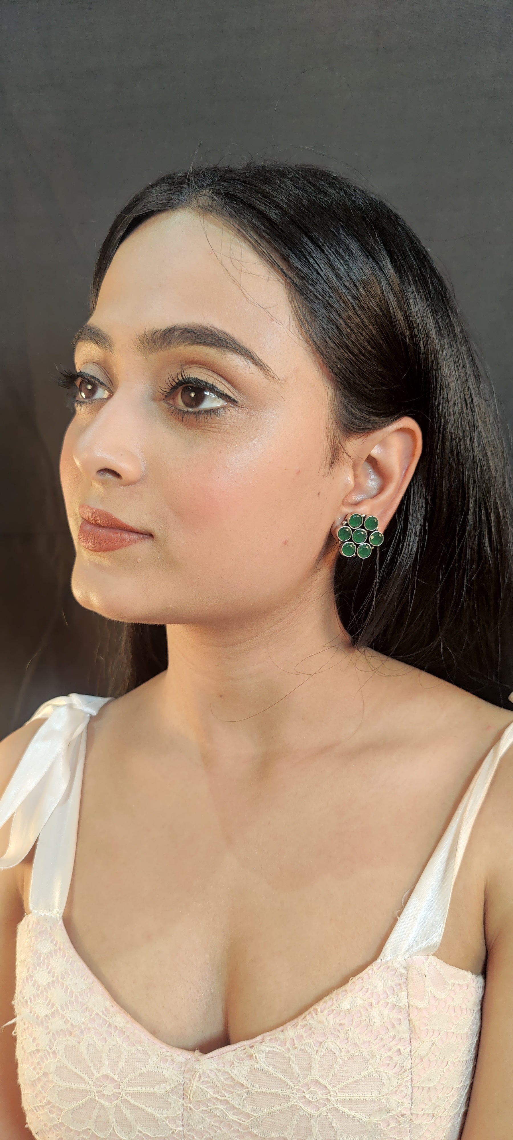 Chakrika Silver Plated Earrings