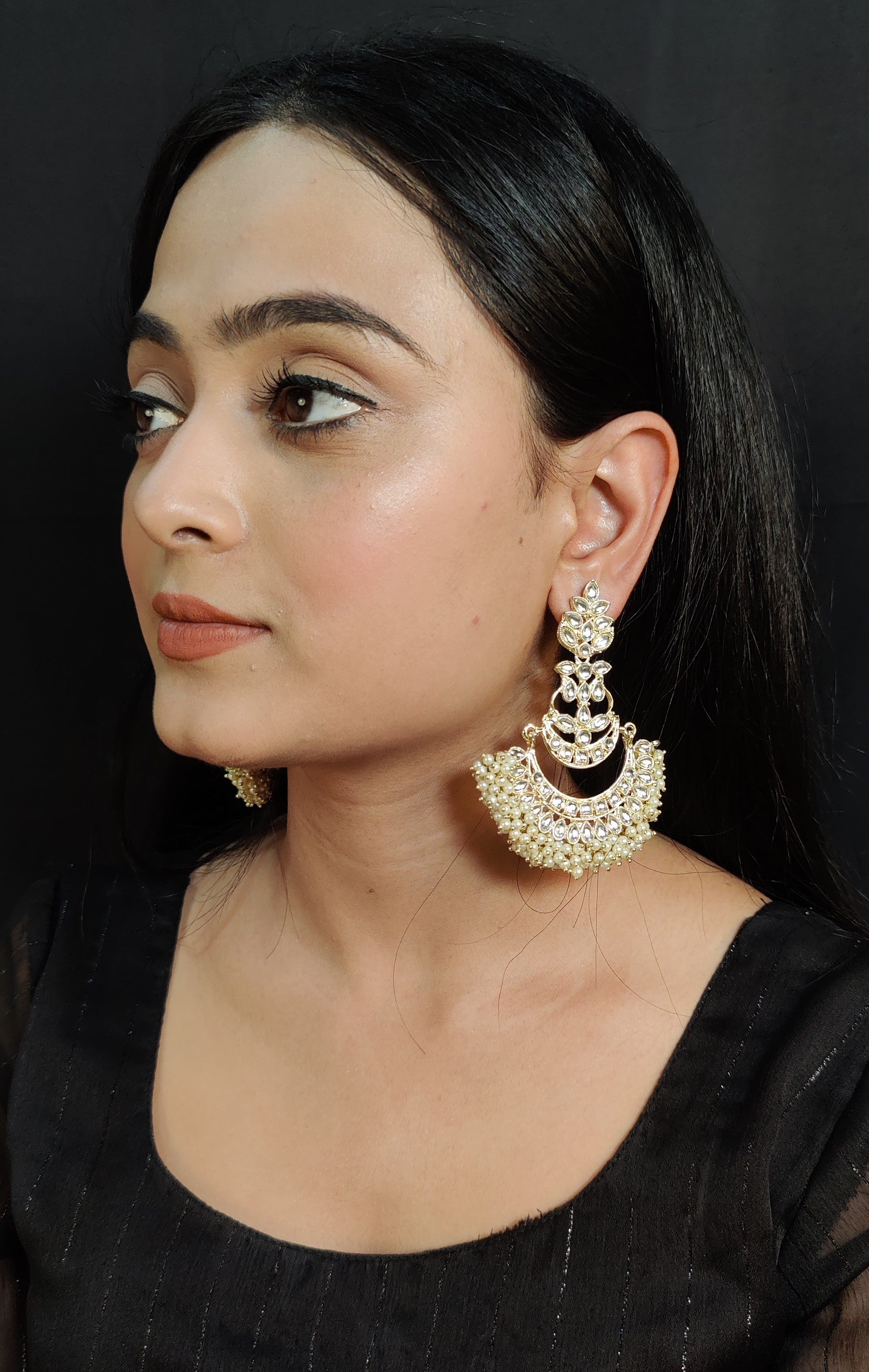 Chitrakshi Gold Plated earrings