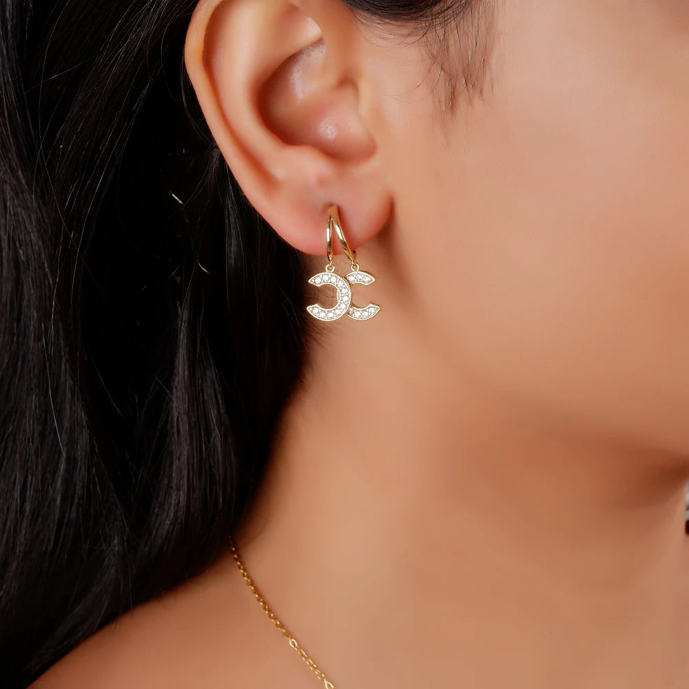 Evie Anti-Tarnish Gold Plated Earrings
