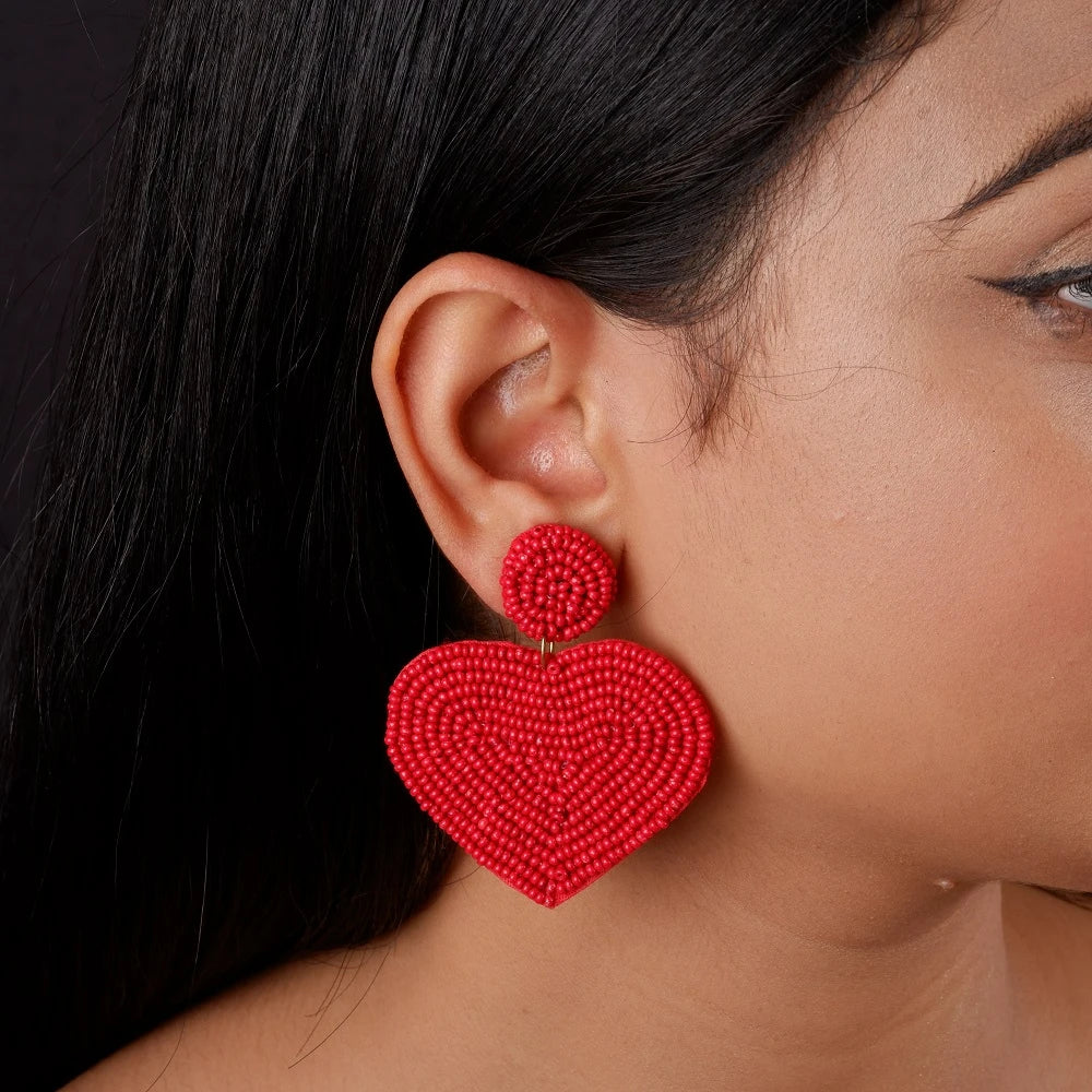 Heart Handmade earrings