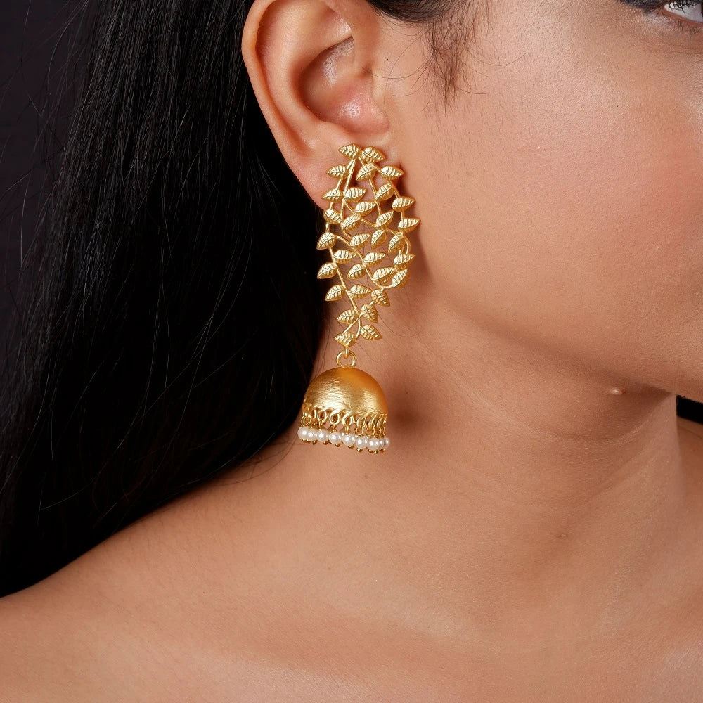 Aditi Gold Earrings