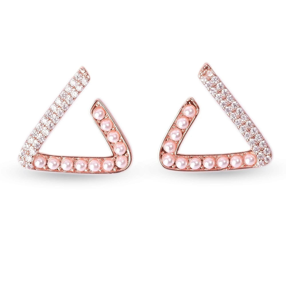 Vivian rosegold earrings