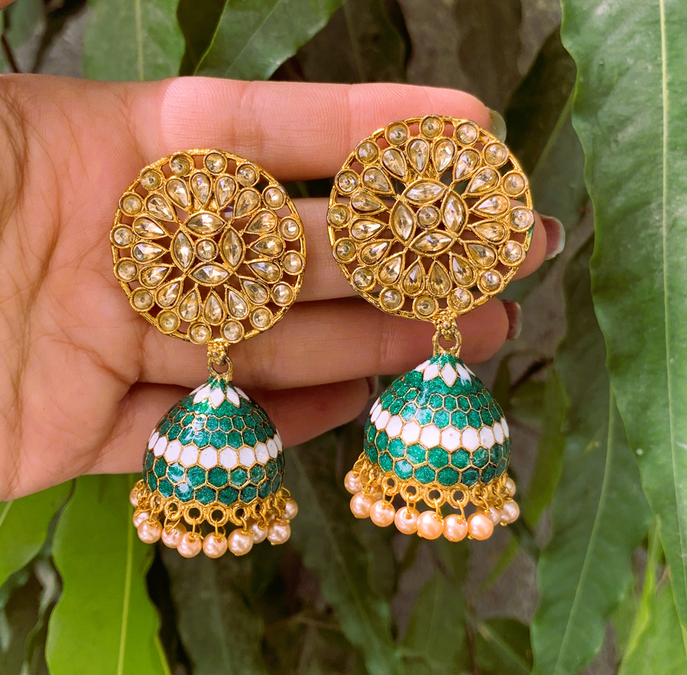 Urvi Gold Plated Jhumka