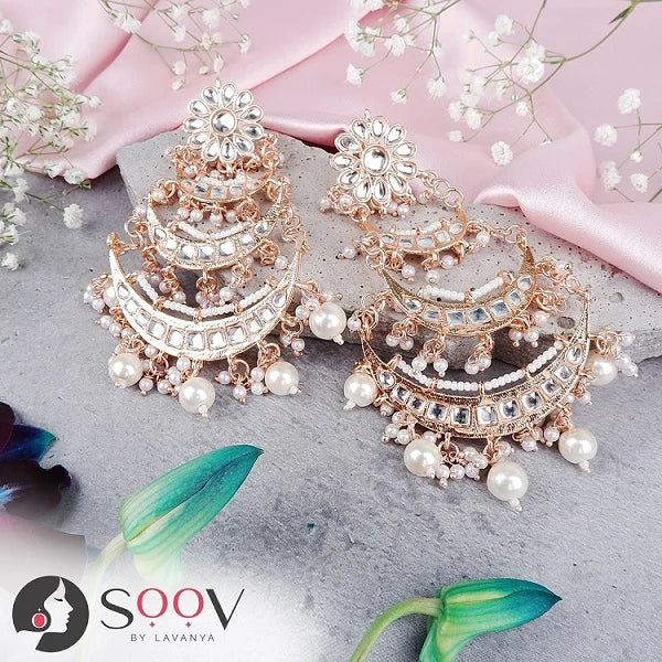 Savi rosegold earrings