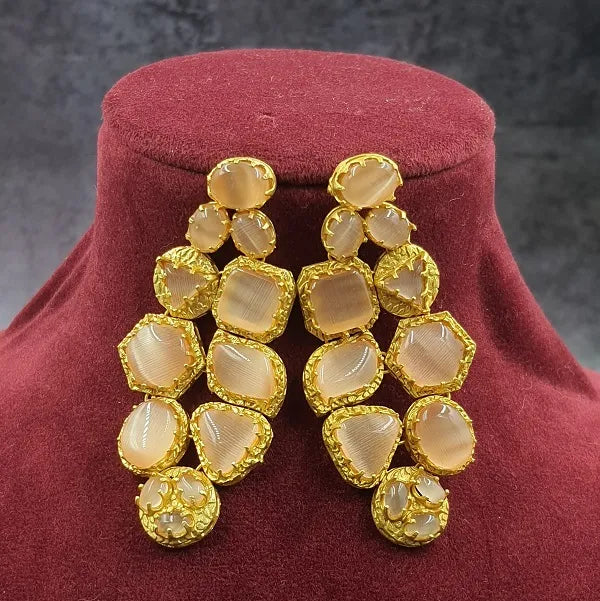 Aarna gold plated anti-tarnish earrings