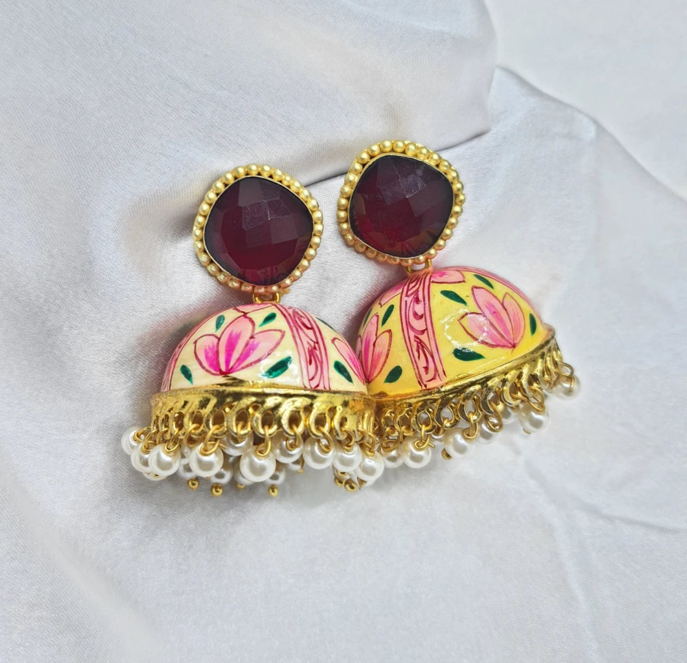 Nagma gold plated earrings