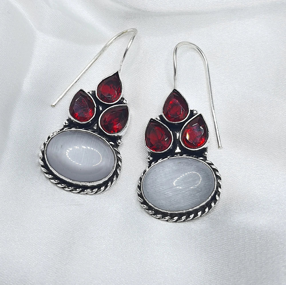 Xalak Silver plated earrings