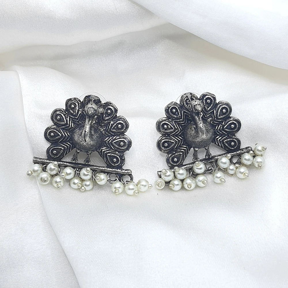 Anvi Silver plated earrings