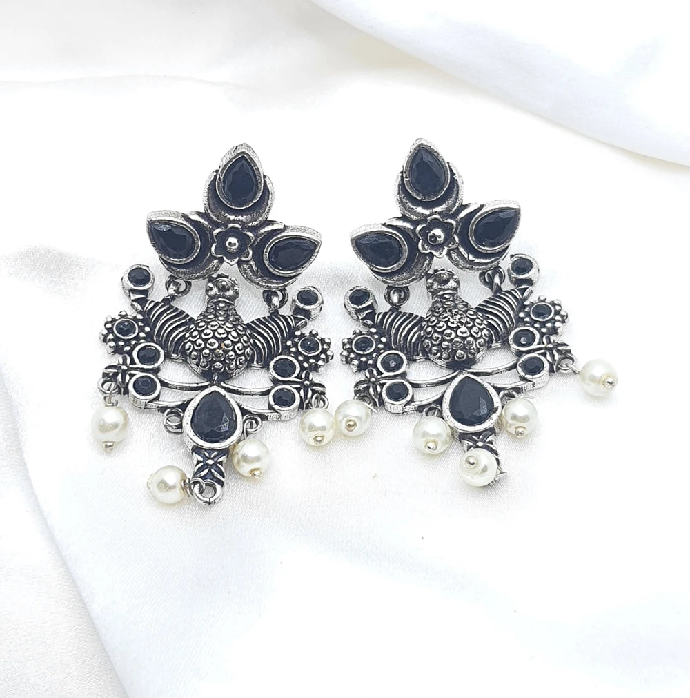 Mini Suparn silver plated earrings