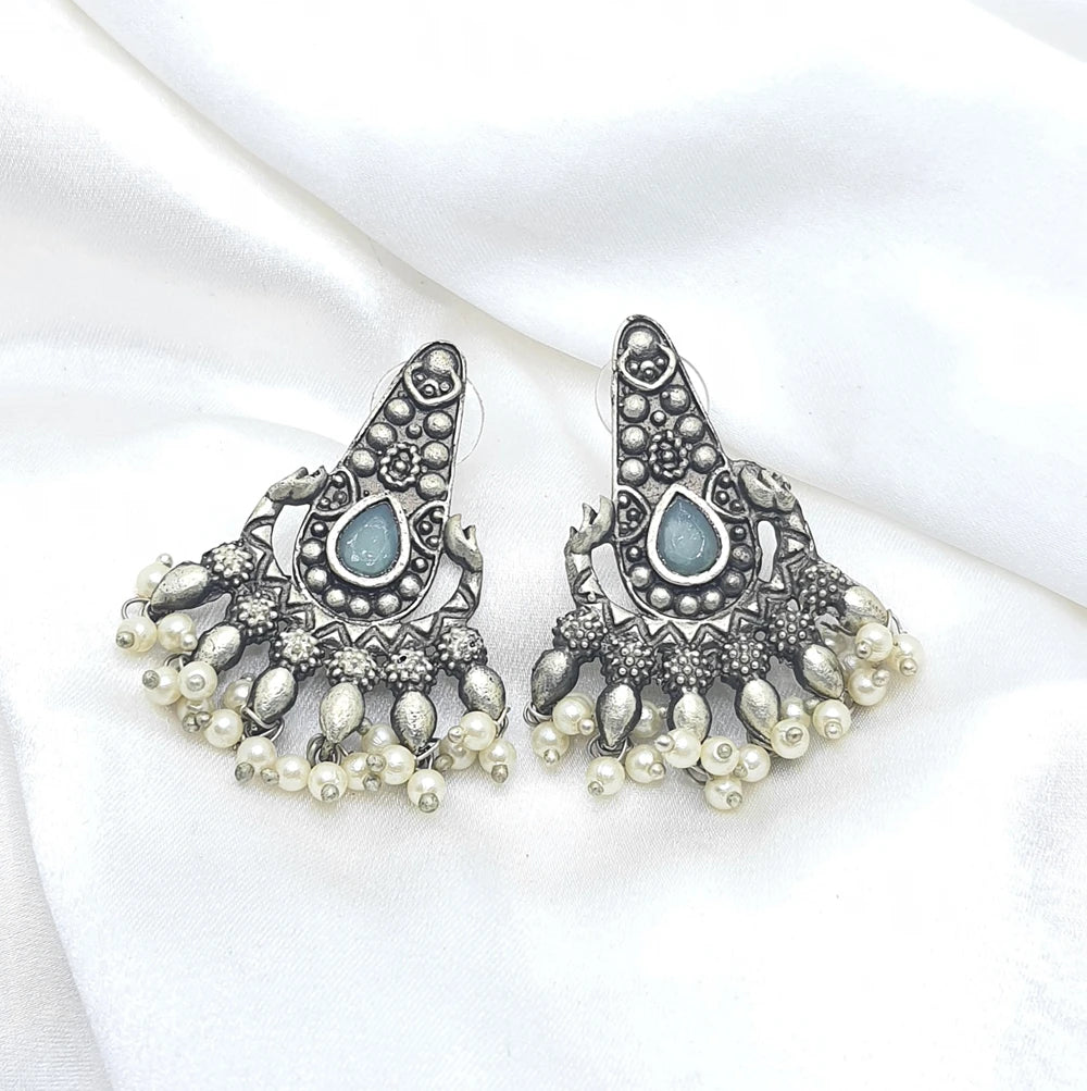Tansi Silver plated earrings