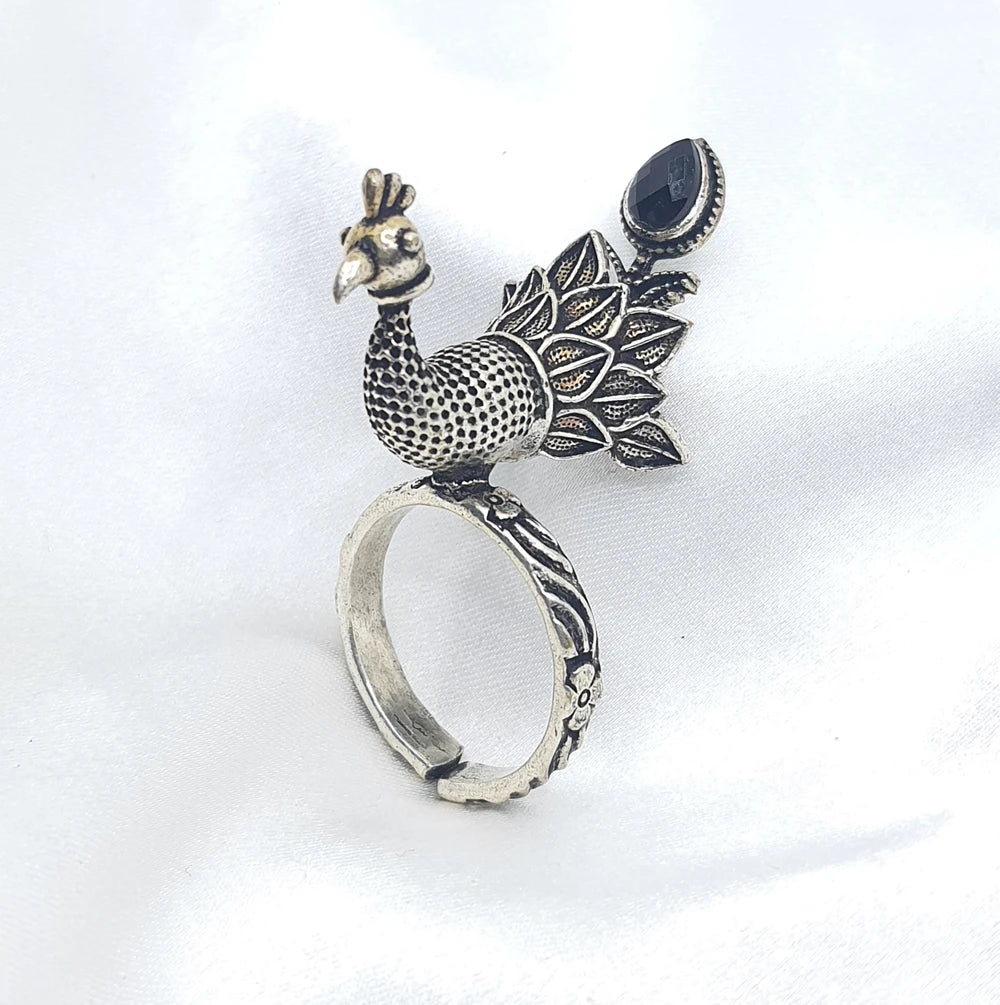Ehani Silver Adjustable Ring