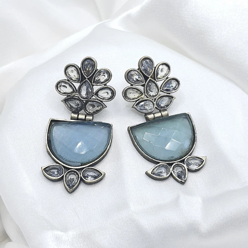 Qira Silver plated earrings