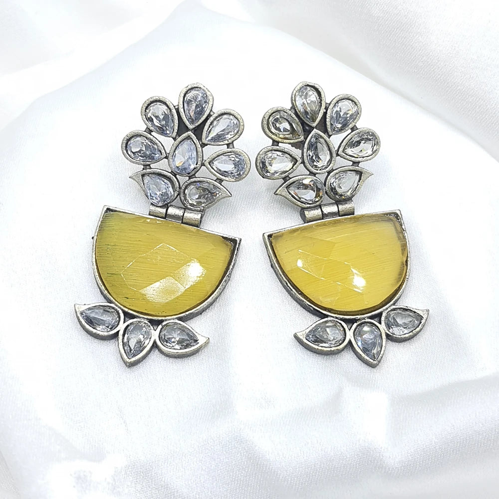 Qira Silver plated earrings
