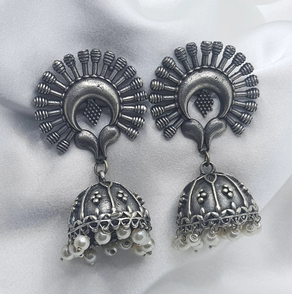 Raah Silver plated earrings