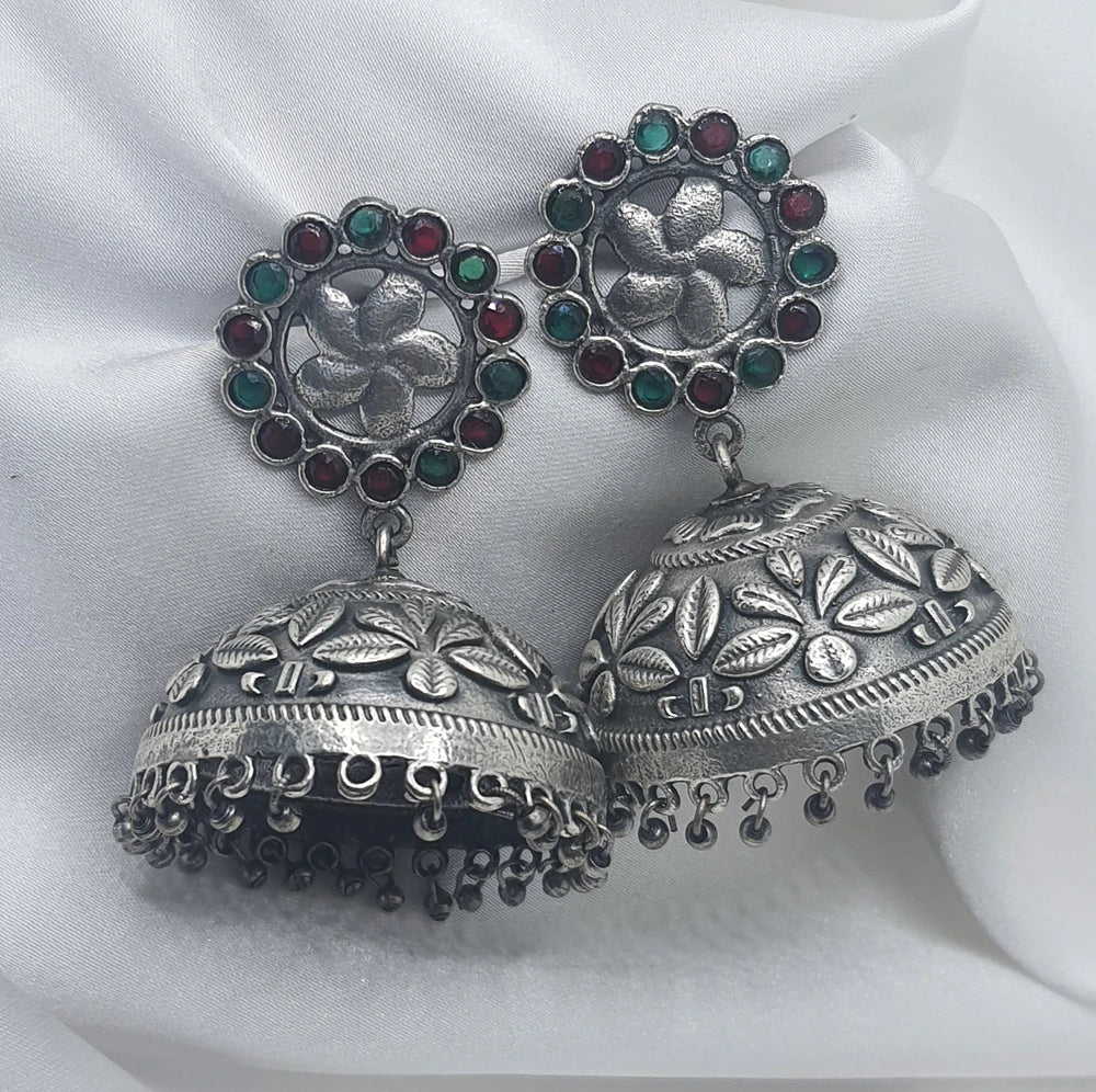 Reva Silver plated earrings
