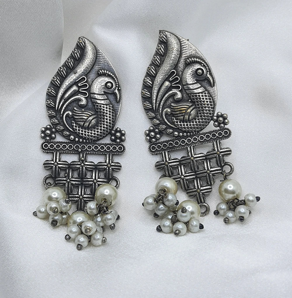 Hanika Silver plated earrings