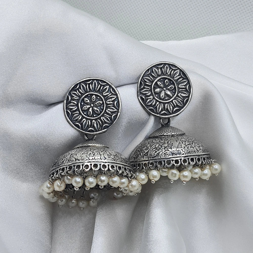 Naaz Chitai Silver plated earrings