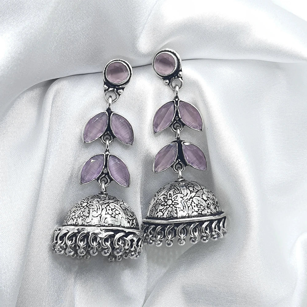 Mishika Silver plated earrings