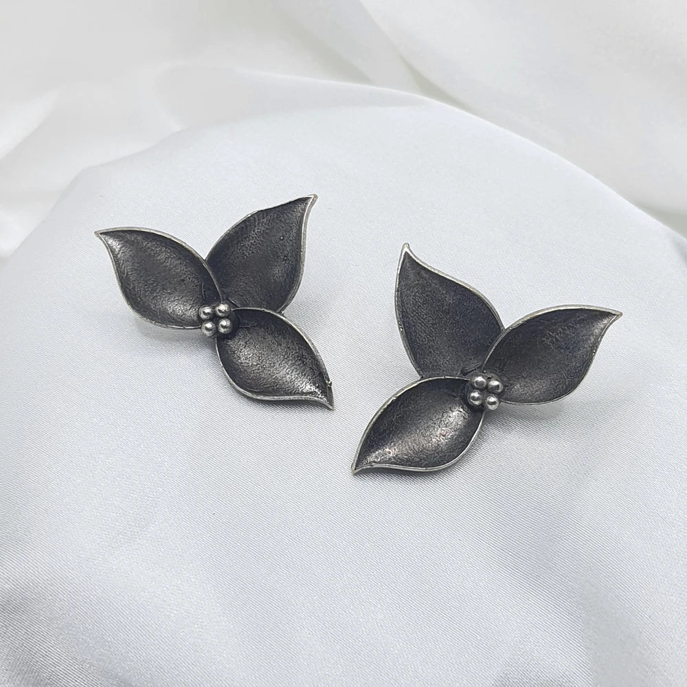 Reeva Silver plated earrings
