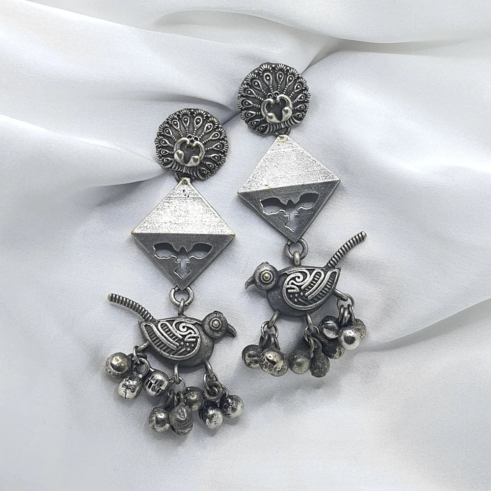 Jenika Silver plated earrings