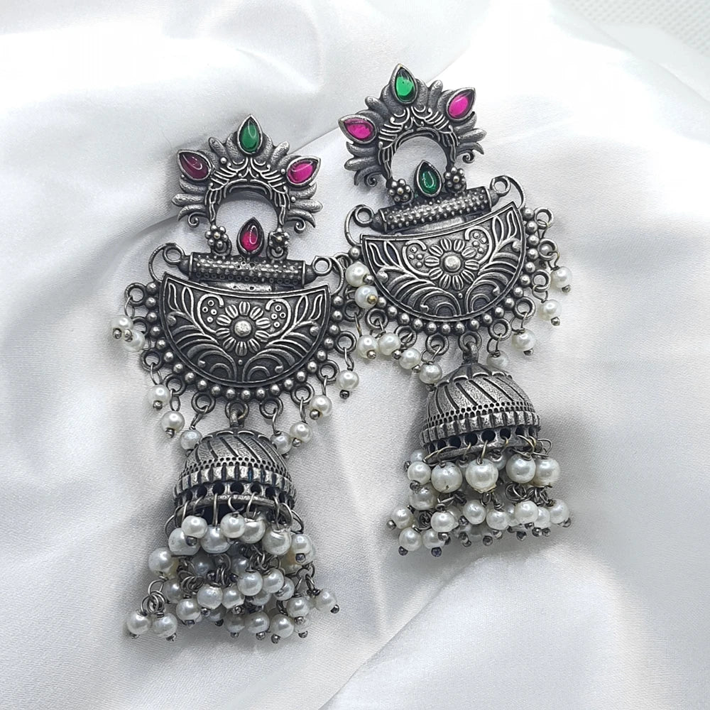 Manushi Silver plated earrings