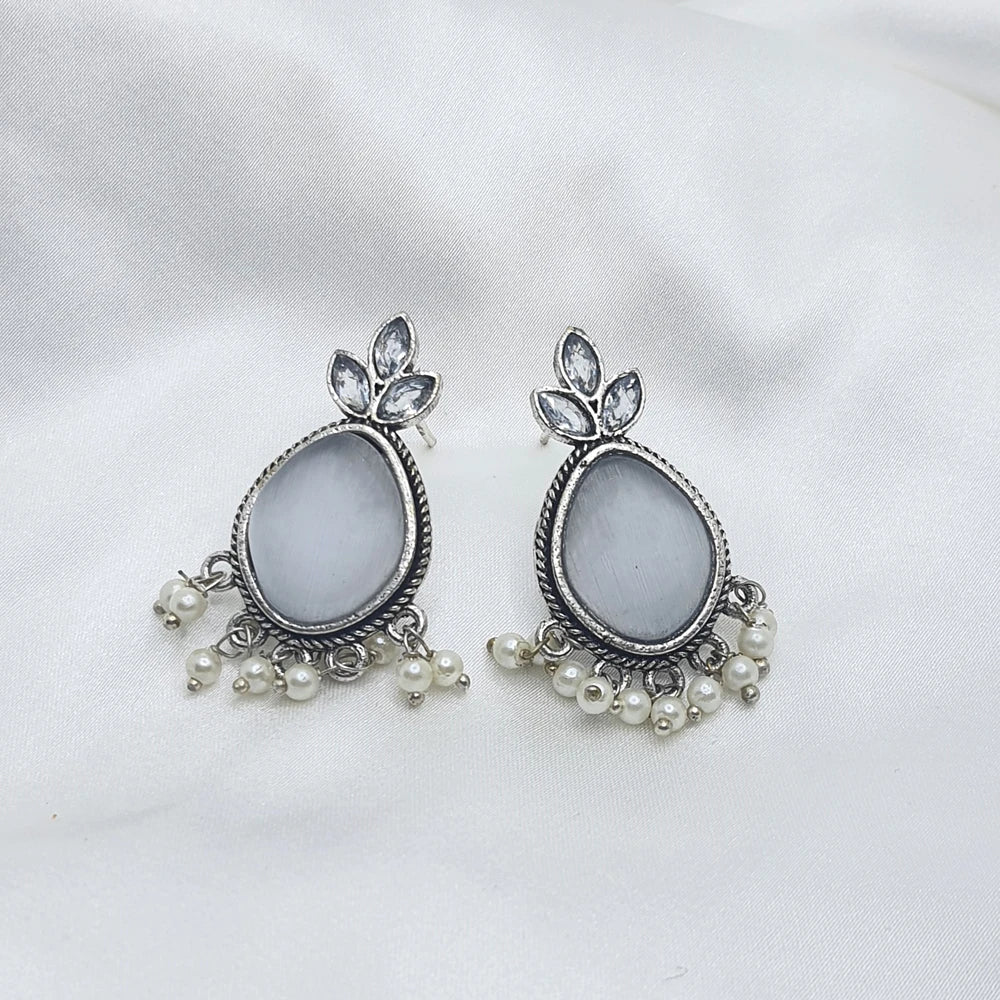 Viona Silver plated earrings